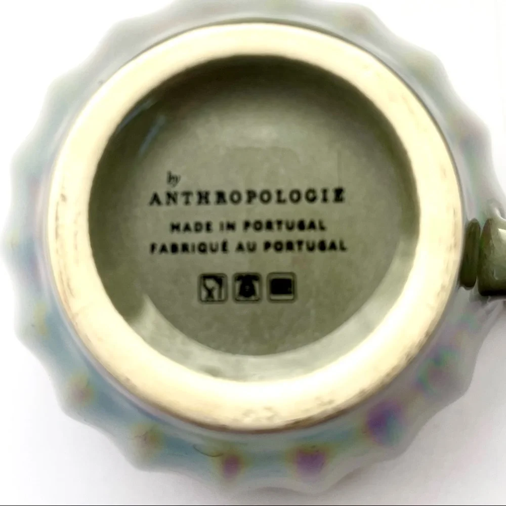 Anthropologie Iridescent Lustered Latte Coffee Mug - Tea Portugal - Picture 5 of 5